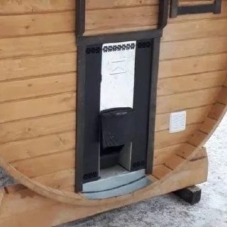 Вынос топки на улицу в заводском экране