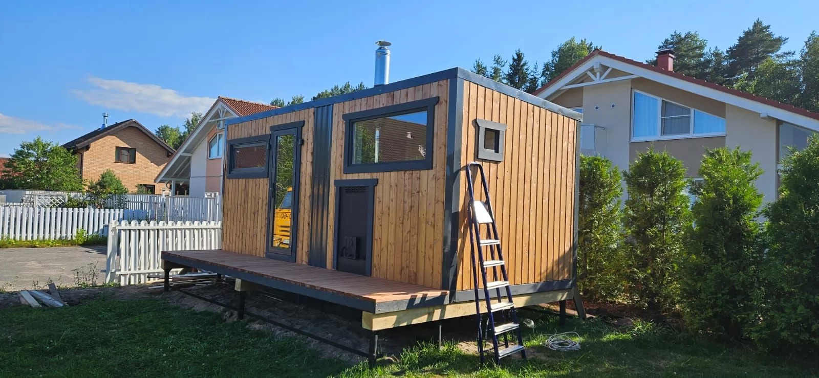 Каркасная баня – материалы